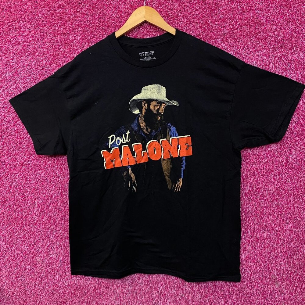 Post Malone Cowboy F-1 Trillion Album Country T-Shirt XL